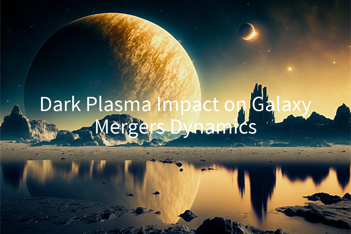 Dark Plasma Impact on Galaxy Mergers Dynamics