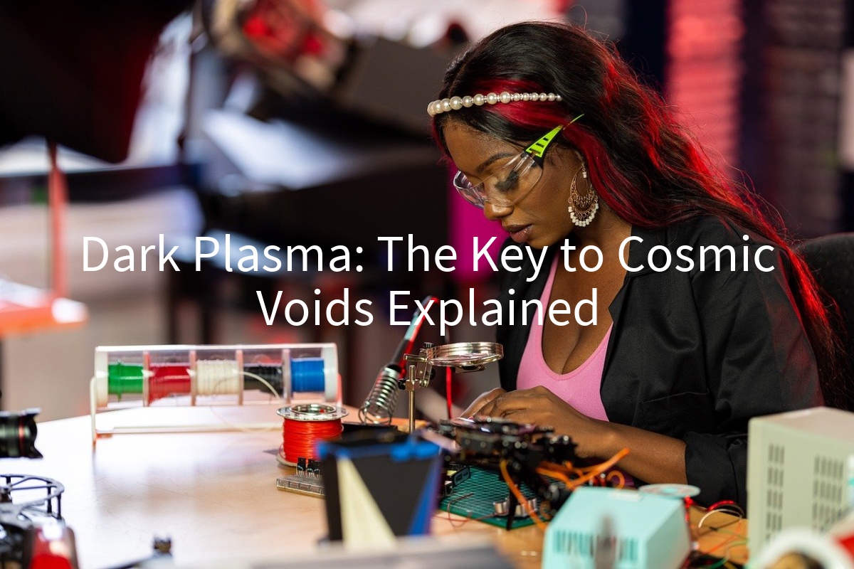 Dark Plasma: The Key to Cosmic Voids Explained