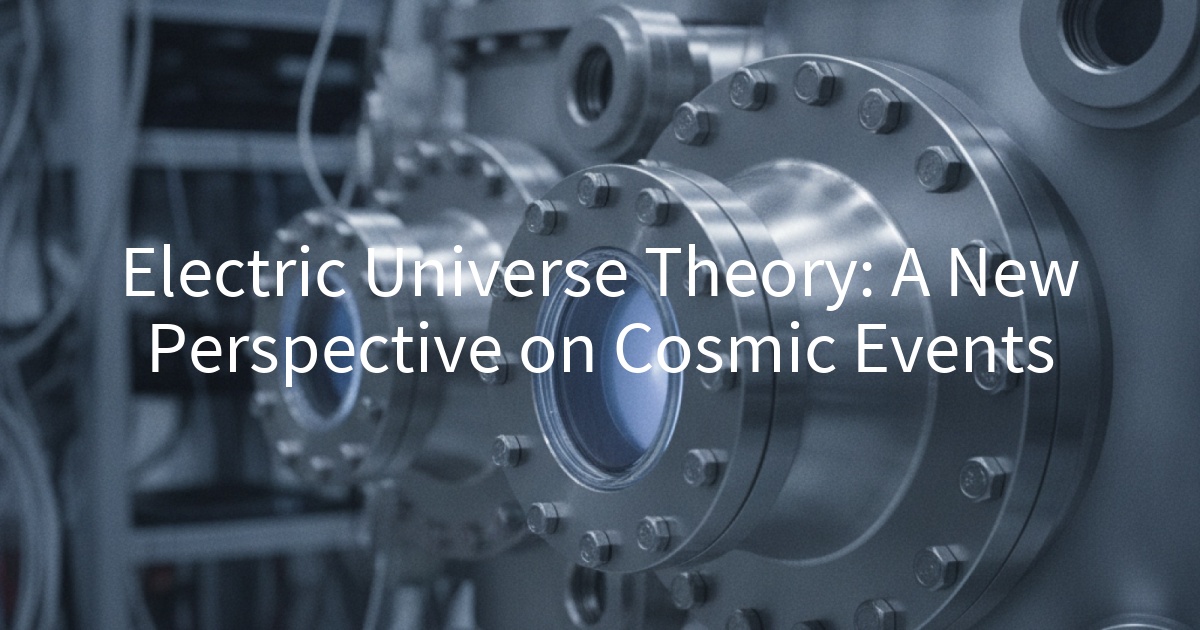 Electric Universe Theory: A New Perspective on Cosmic Events