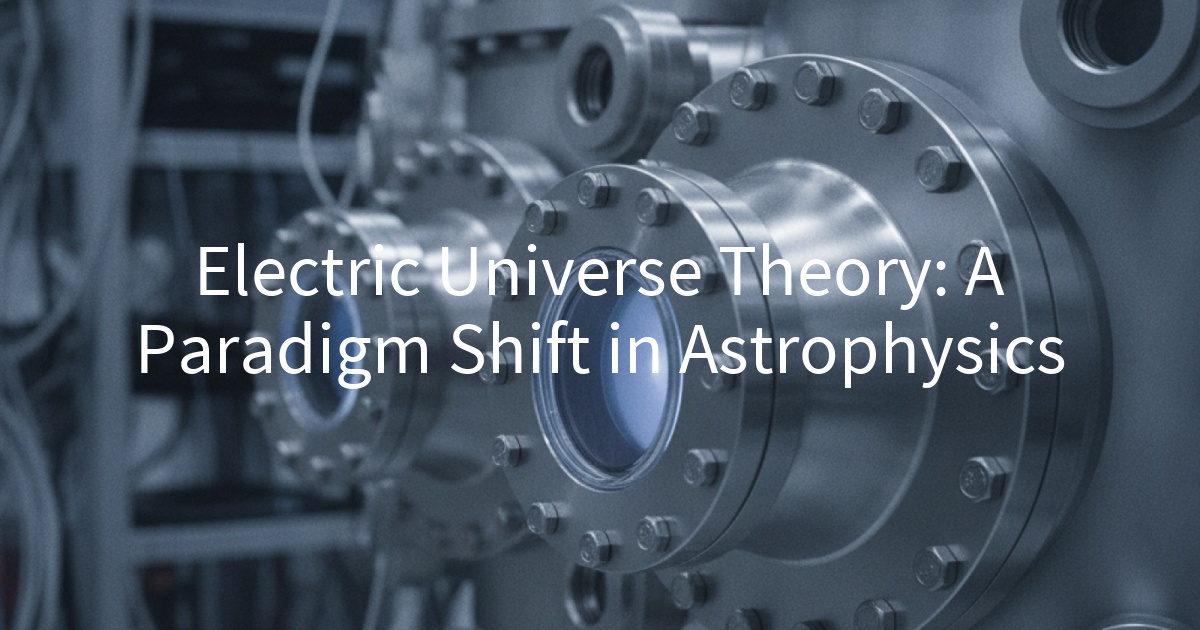Electric Universe Theory: A Paradigm Shift in Astrophysics