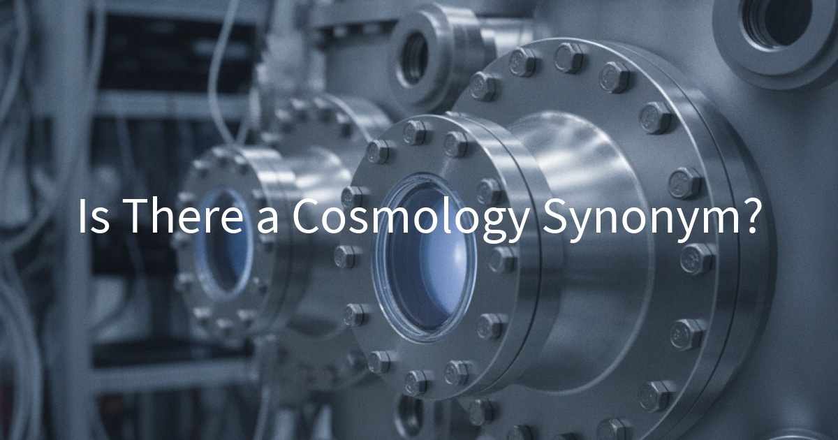 Is There a Cosmology Synonym?