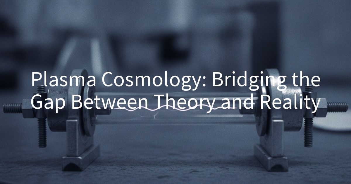 Plasma Cosmology: Bridging the Gap Between Theory and Reality