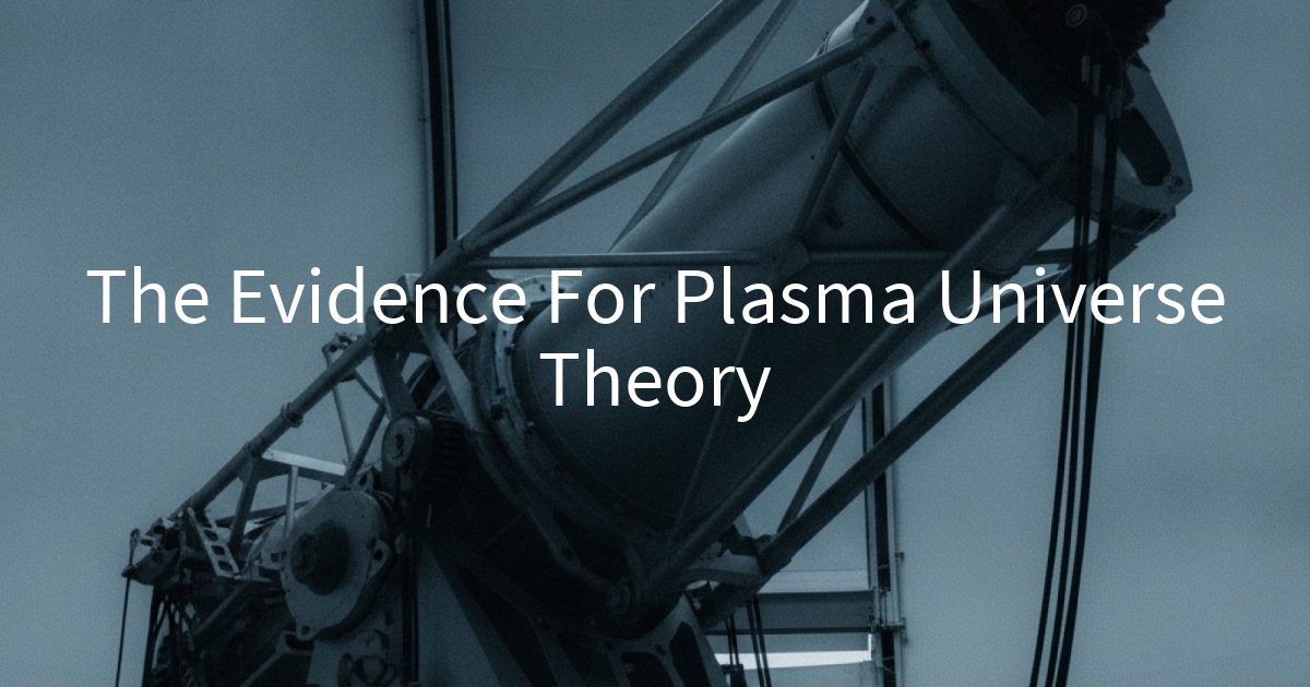 The Evidence For Plasma Universe Theory