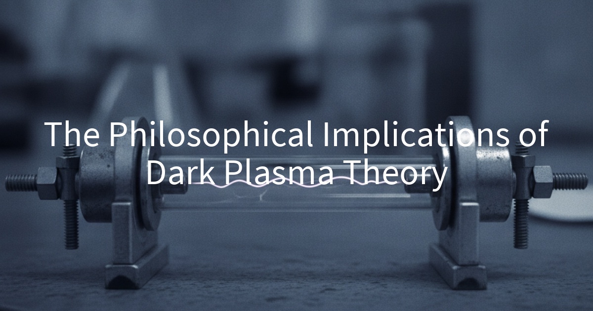 The Philosophical Implications of Dark Plasma Theory