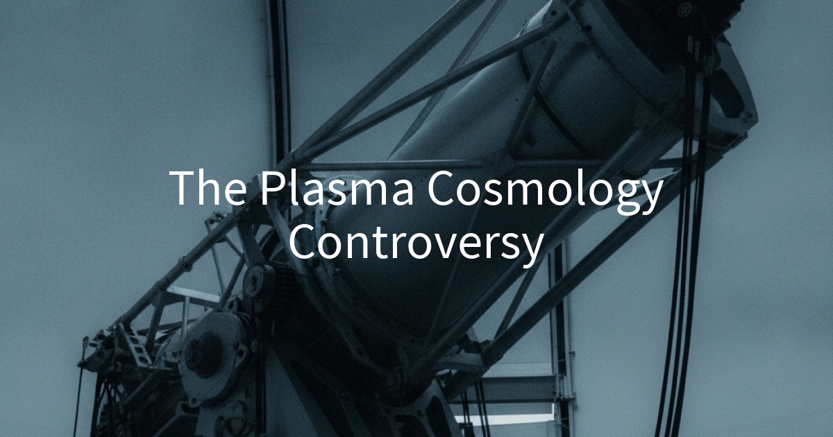 The Plasma Cosmology Controversy