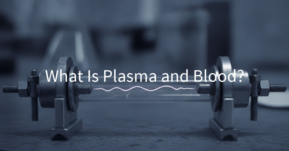 What Is Plasma and Blood?
