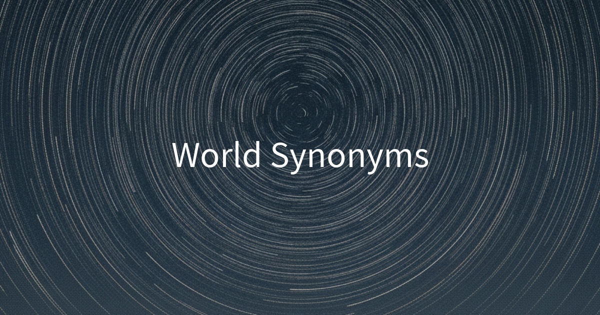 World Synonyms